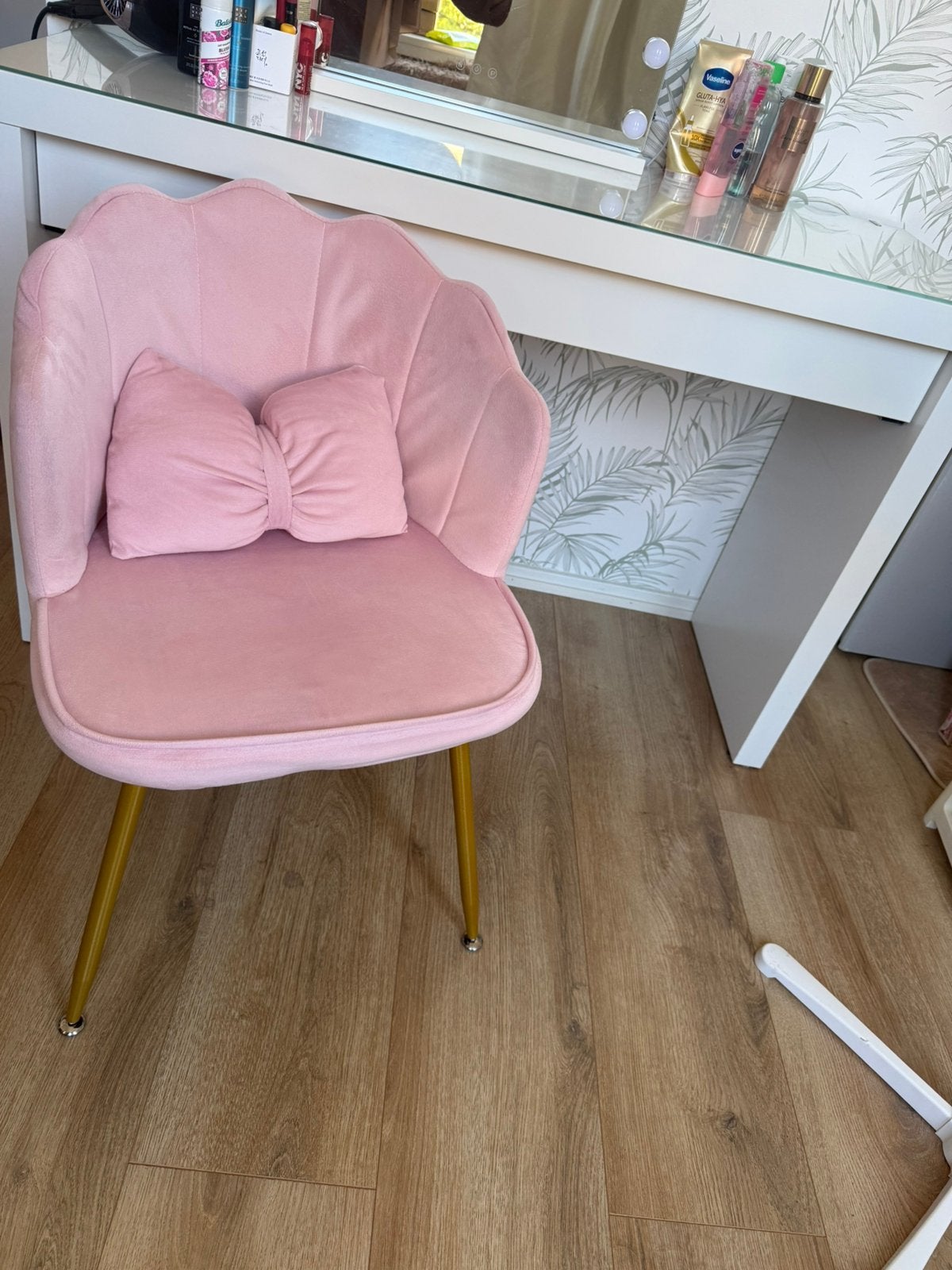 Kaptafel+ Stoel en Spiegel, Ophalen, Zo goed als nieuw, 65 cm of meer, 70 cm of meer
