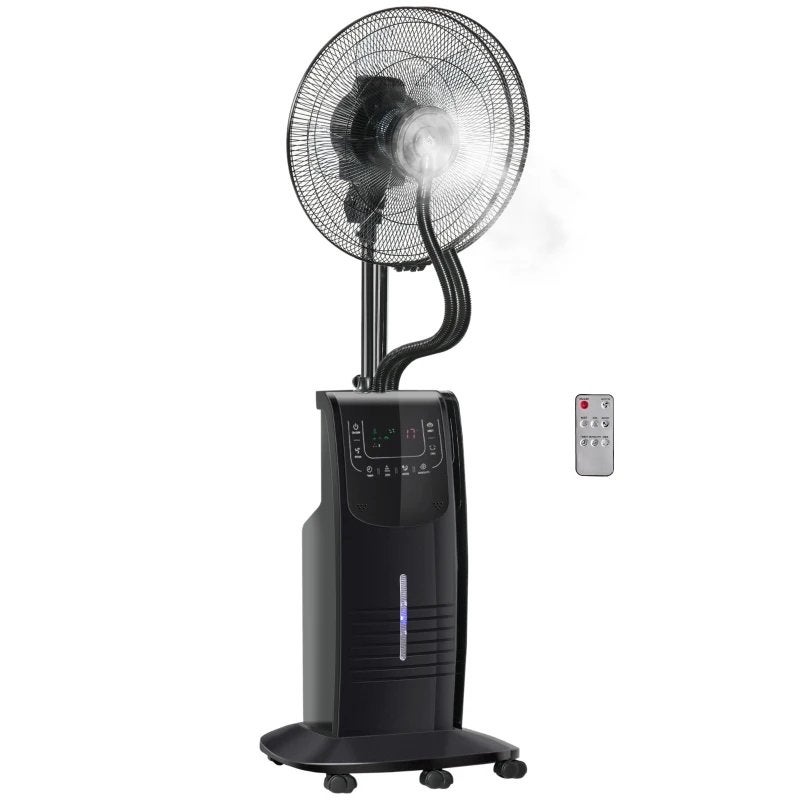 HOMCOM Statiefventilator met 3,1liter waterverstuiver, Ophalen of Verzenden, Nieuw