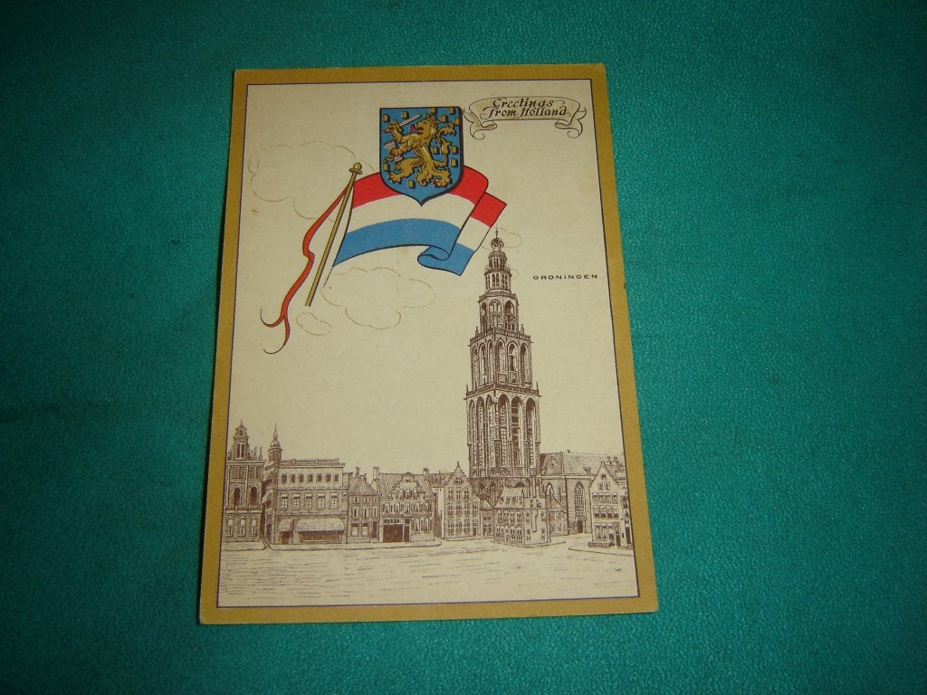 Oorlog wo2 bevrijding Groningen Erven Lucas Bols ww2, Verzamelen, Verzenden, Overige soorten, Nederland, Overige typen
