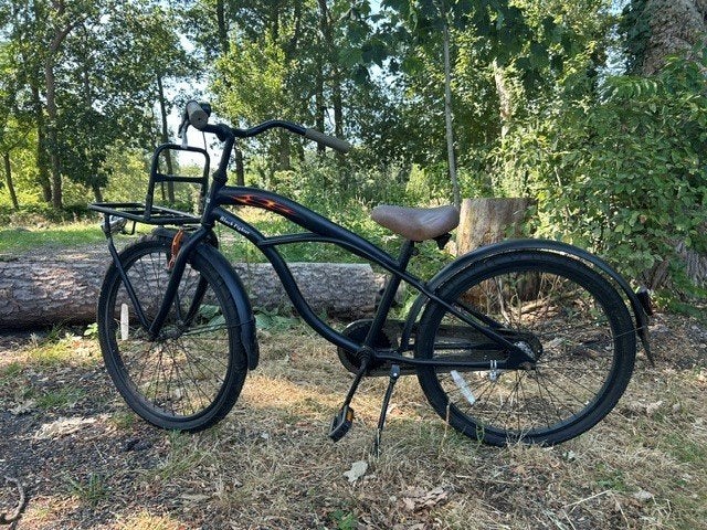 Popal Black Fighter 24 inch, Fietsen en Brommers, Fietsen | Kinderfietsjes, Gebruikt, 20 inch of meer, Terugtraprem, Ophalen