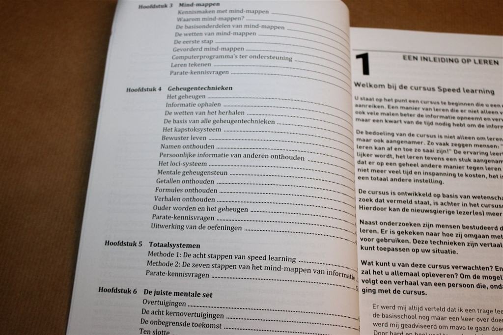 Speed Learning — Snellezen, Mindmappen en Geheugen, Ophalen of Verzenden, Alpha, Gelezen, WO