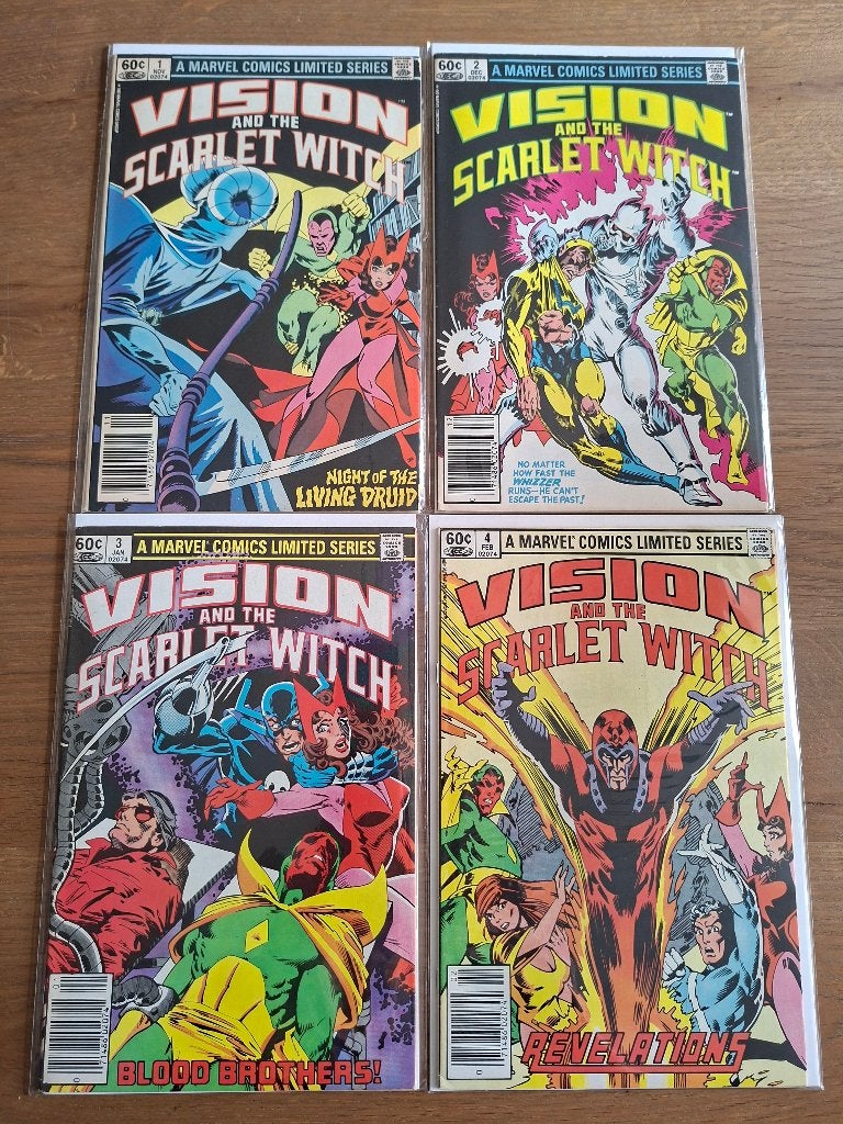 Vision and the Scarlet Witch (1982) # 1-4 (complete serie), Boeken, Strips | Comics, Complete serie of reeks, Ophalen of Verzenden