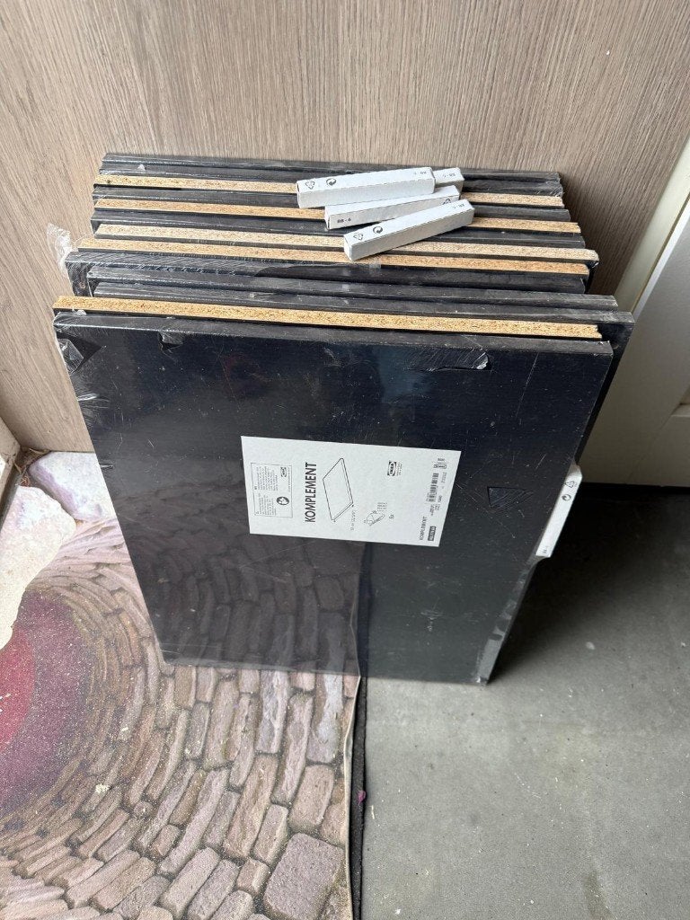 13 x IKEA Komplement legplanken 50x58 cm, Huis en Inrichting, Ophalen, Nieuw