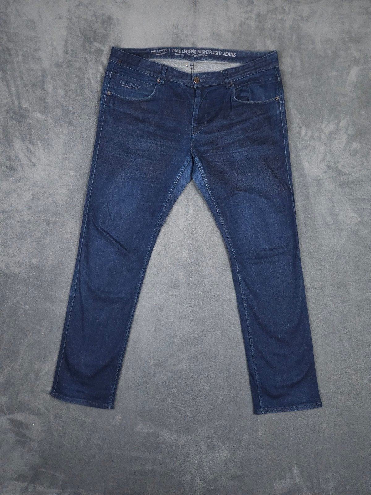 Pme Legend Broek Nightflight W40 L34 Slim Fit Blauw., ., Zo goed als nieuw, ., W40 - W42 (confectie 56/58)