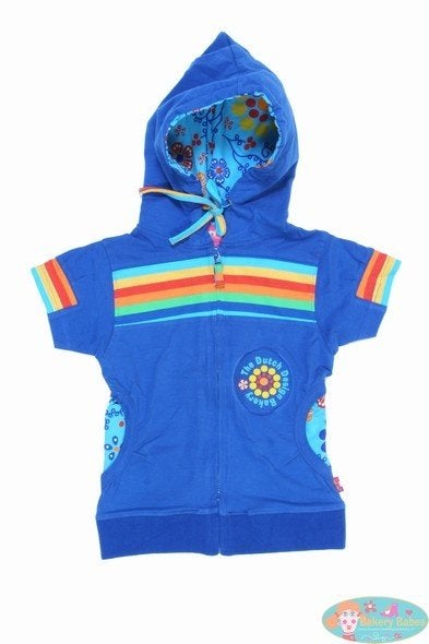 The dutch design bakery babes capuchon vest kobalt blauw 128, The Dutch Design Bakery, Meisje, Trui of Vest, Nieuw