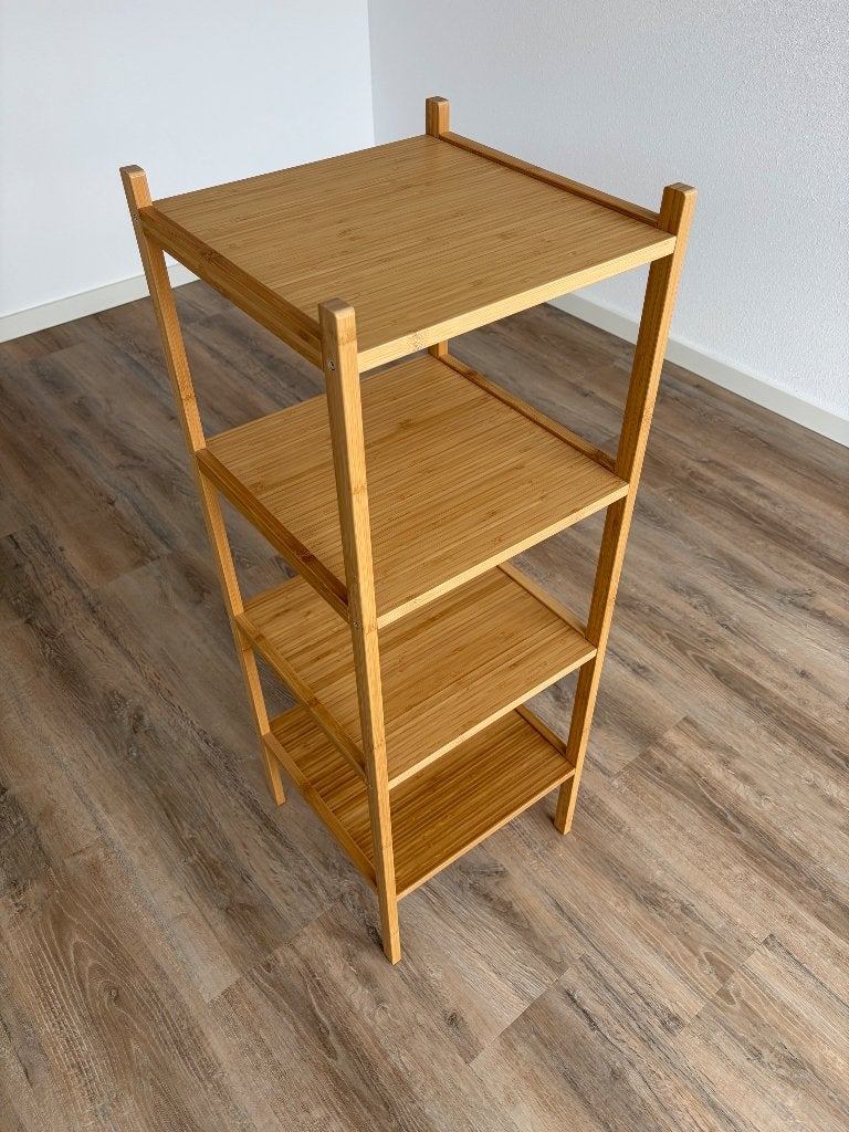 IKEA Rågrund bamboe stellingkast (badkamer), Huis en Inrichting, Badkamer | Badkamermeubels, Ophalen, Minder dan 50 cm, 100 tot 150 cm