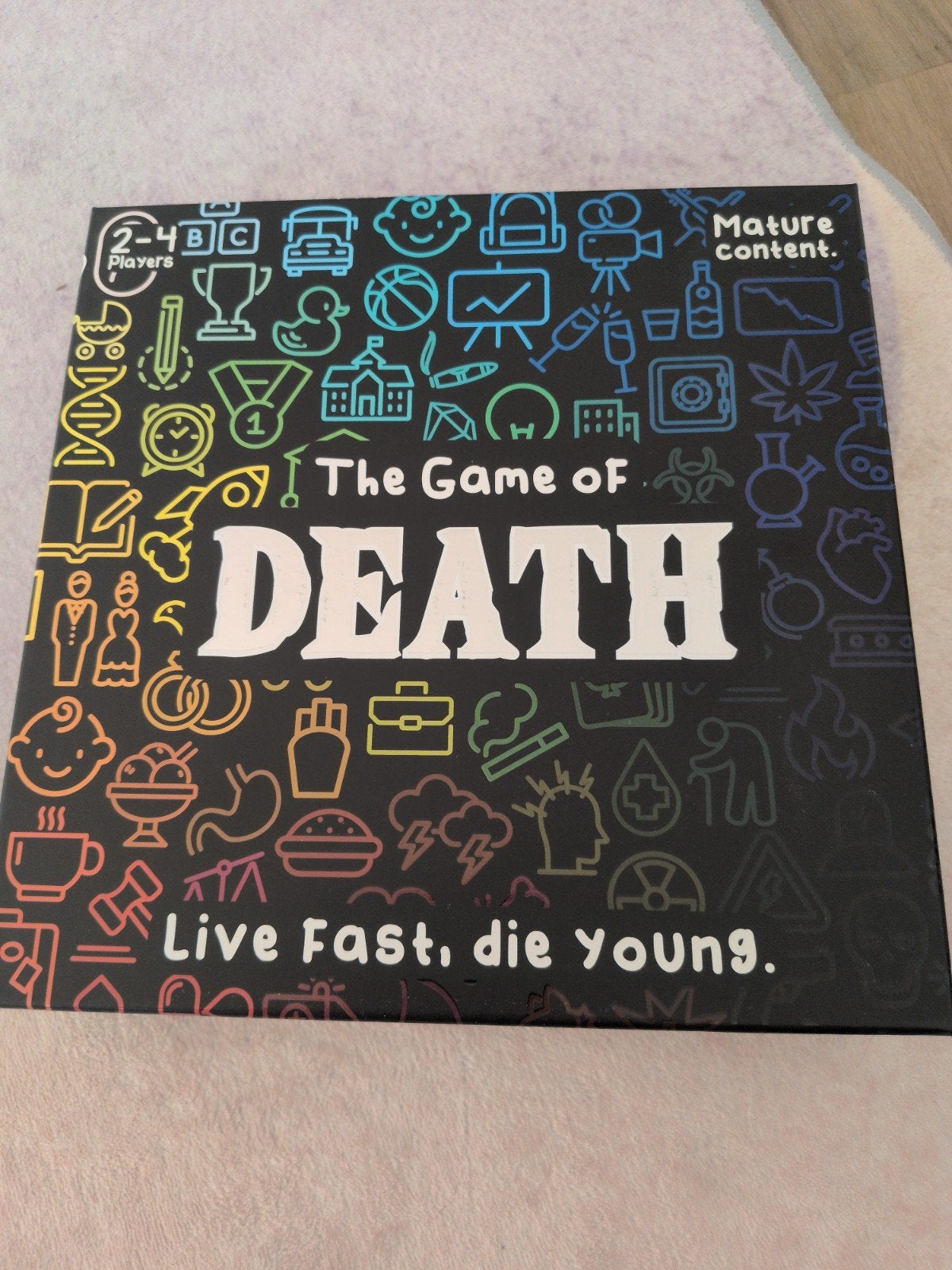 The Game of Death - Live Fast, Die Young Bordspel, Drie of vier spelers, Ophalen of Verzenden, Zo goed als nieuw, The Game of Death