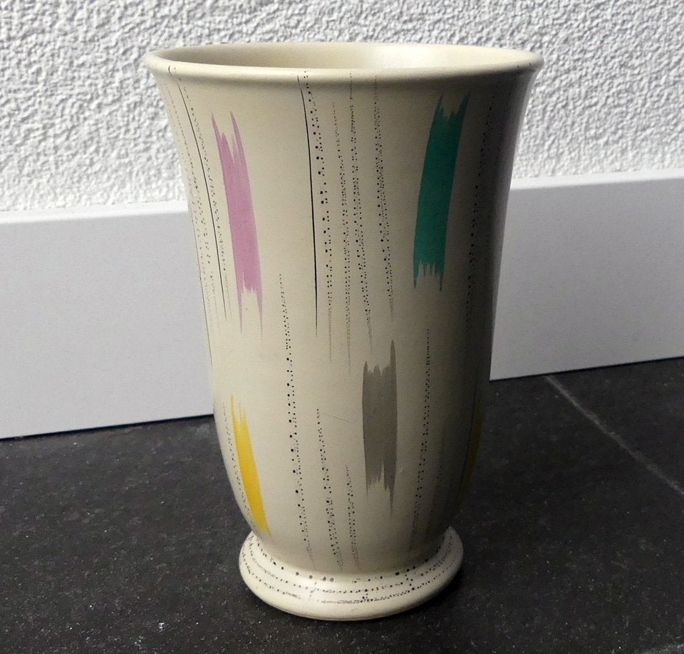 Dümler & Breiden vintage vaas West-Germany 1039 15 fifties, Ophalen of Verzenden, Gebruikt, Overige kleuren
