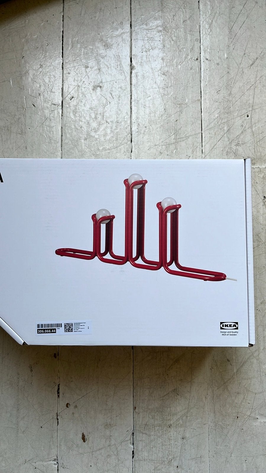 IKEA STRÅLA Kandelaar Gustaf Westman 2025 lamp limited, Huis en Inrichting, Nieuw, Ophalen of Verzenden, Rood, IKEA