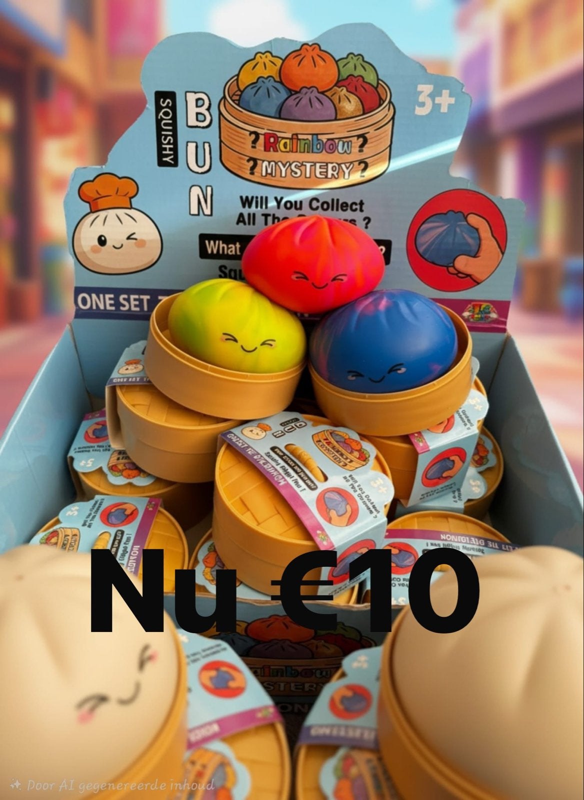Squishy Bun Mystery Fidget Speelgoed 8.5 cm, Ophalen, Nieuw, Jongen of Meisje
