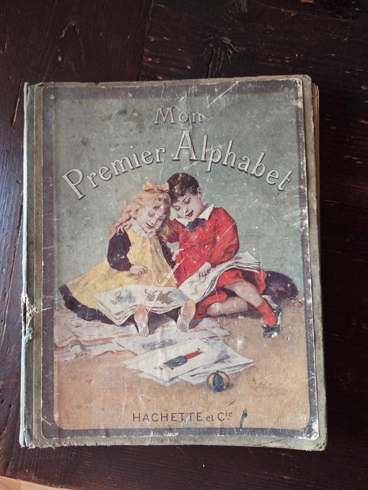 Oud antieke Frans Mon Premier Alphabet van HACHETTE et CIE, Ophalen of Verzenden