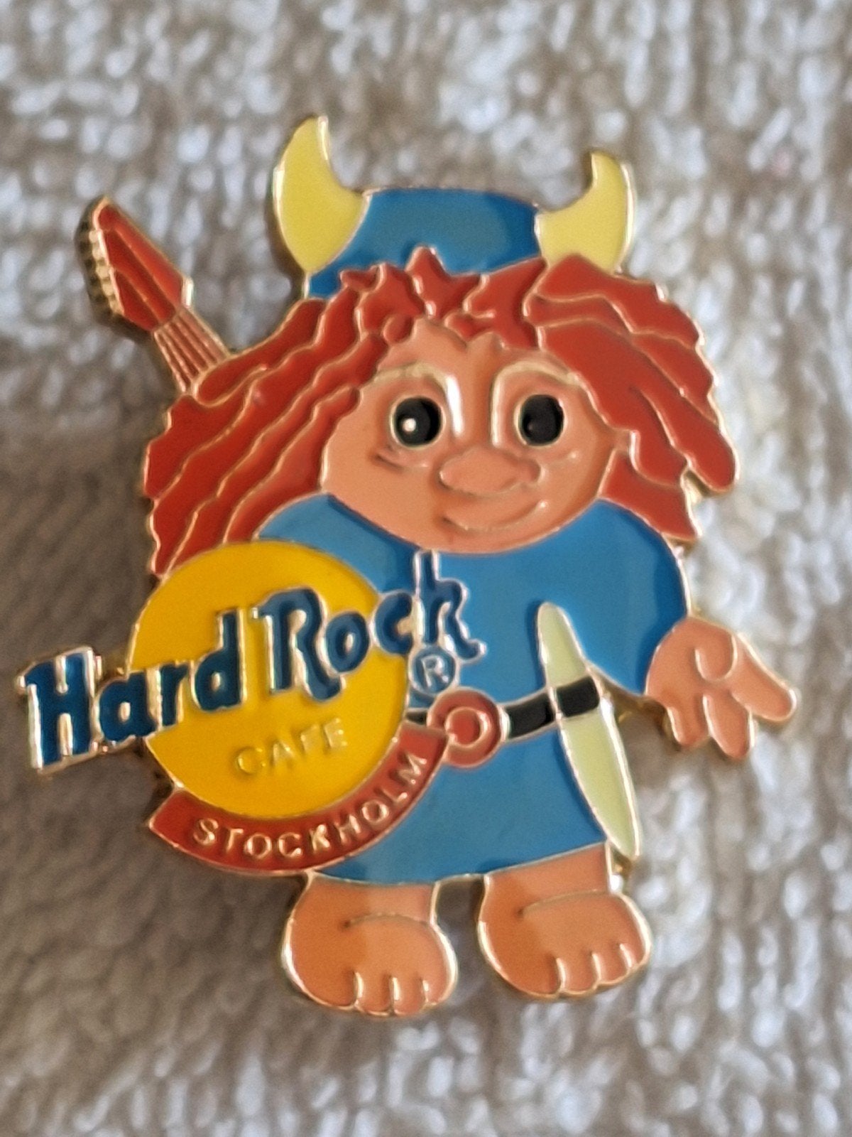 Hard Rock Cafe : STOCKHOLM , Emaille Speld, Verzenden, Zo goed als nieuw, Merk, Speldje of Pin