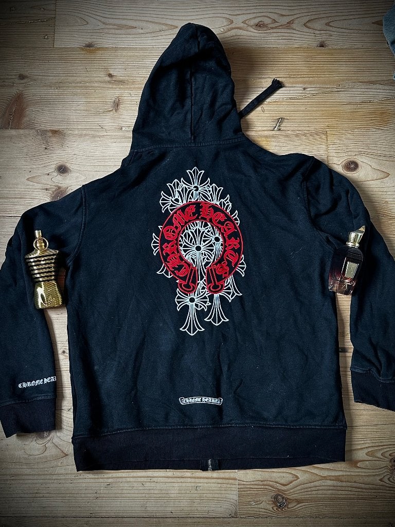 Chrome Hearts Hoodie, Kleding | Heren, Chrome Hearts, Maat 48/50 (M), Zwart, Nieuw