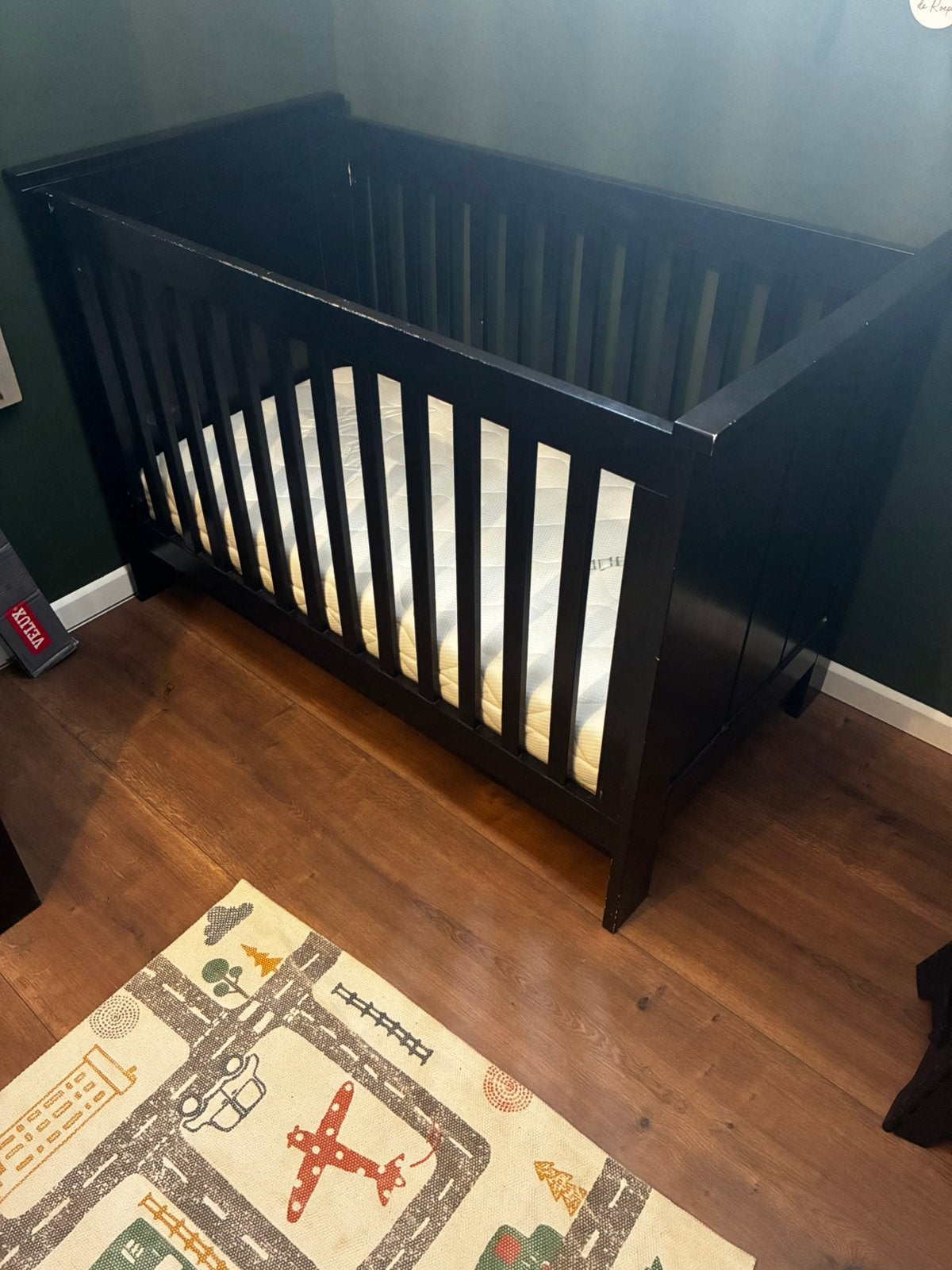 Ledikant 60x120 inclusief Pocketvering matras!, Kinderen en Baby's, Babywiegjes en Ledikanten, Ophalen, Gebruikt, Ledikant