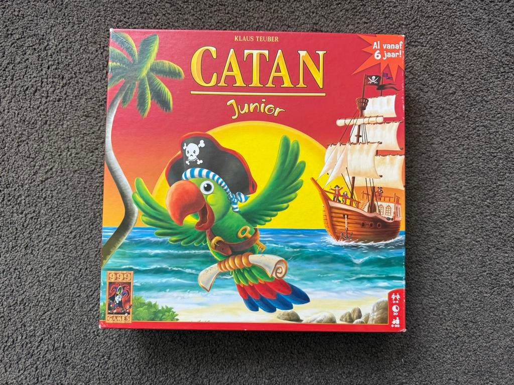 Catan Junior, Hobby en Vrije tijd, Gezelschapsspellen | Kaartspellen, Ophalen of Verzenden, Zo goed als nieuw