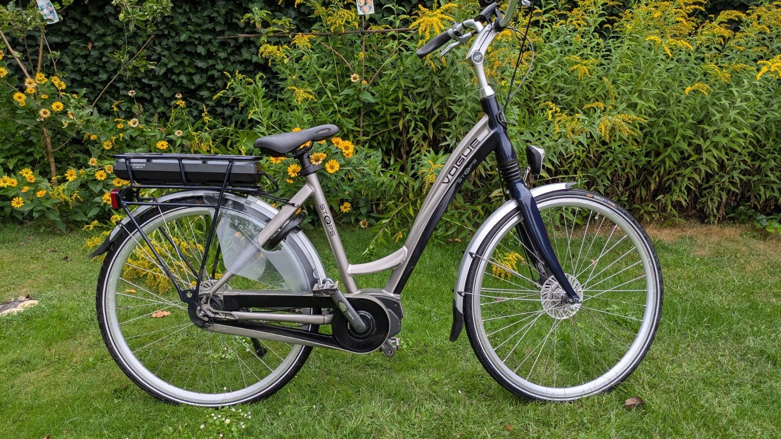 Vogue e-bike dames 51cm, Gebruikt, 51 tot 55 cm, 50 km per accu of meer, Ophalen