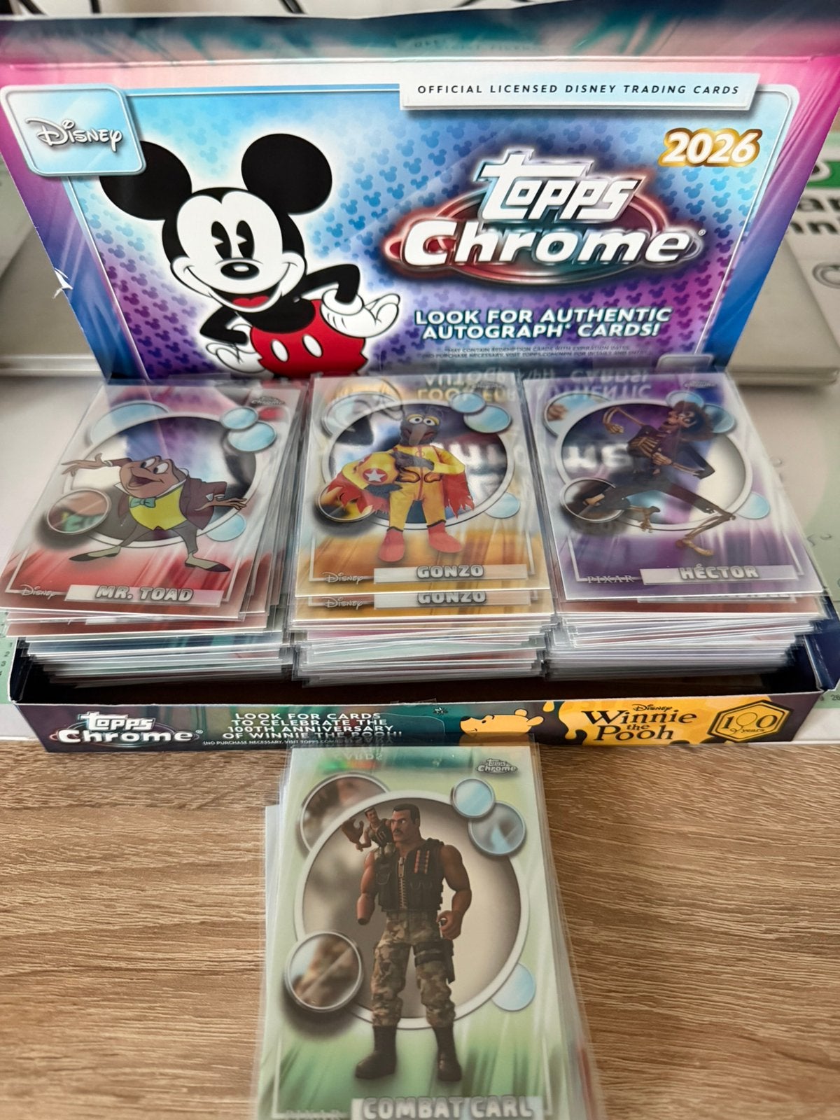 Topps chrome Disney 2026 178 stuks, Ophalen of Verzenden, Nieuw