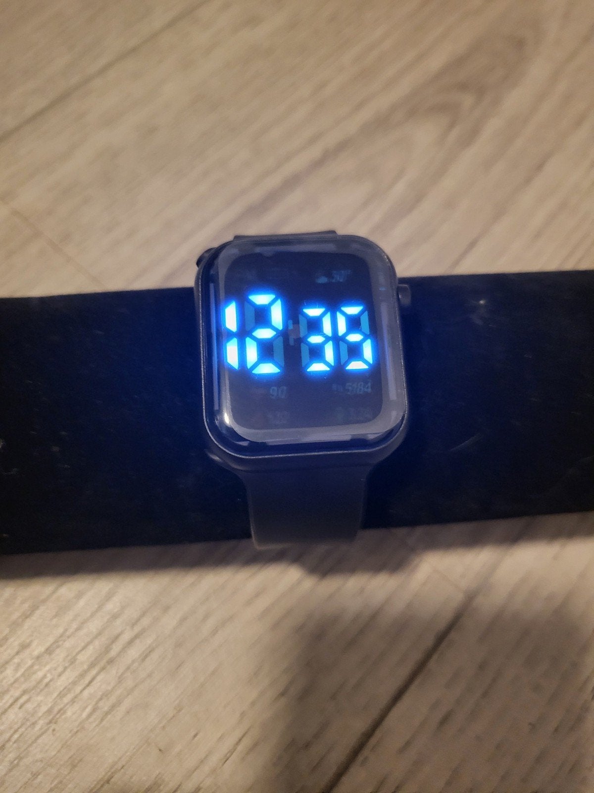 Nieuw Smartwatch met Hartslagmeter en Stappenteller, Ophalen of Verzenden, Stappen, Nieuw, Zwart