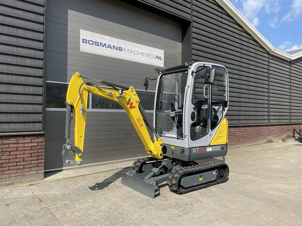 Wacker Neuson ET16 minigraver NIEUW €360 LEASE, Zakelijke goederen, Machines en Bouw | Kranen en Graafmachines, Graafmachine