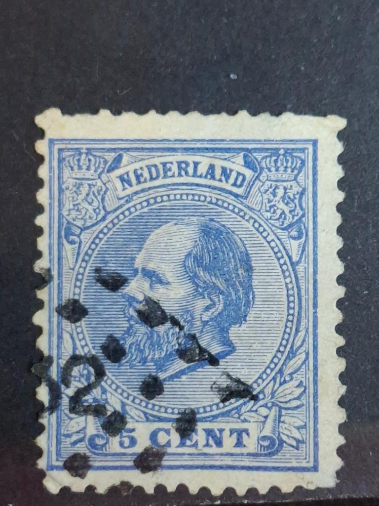 Puntstempel zegel nr 32 Edam  nvph nr 19, Postzegels en Munten, Ophalen of Verzenden