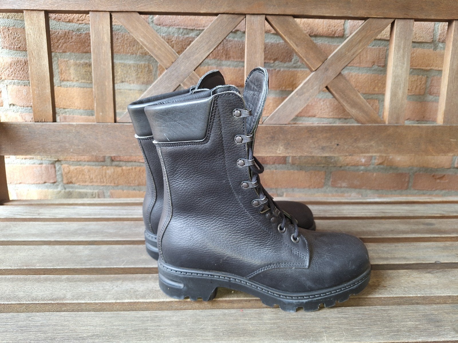 Zwarte nieuwe legerkistjes maat 42 265-M, Zwart, Boots, Nieuw, Ophalen of Verzenden
