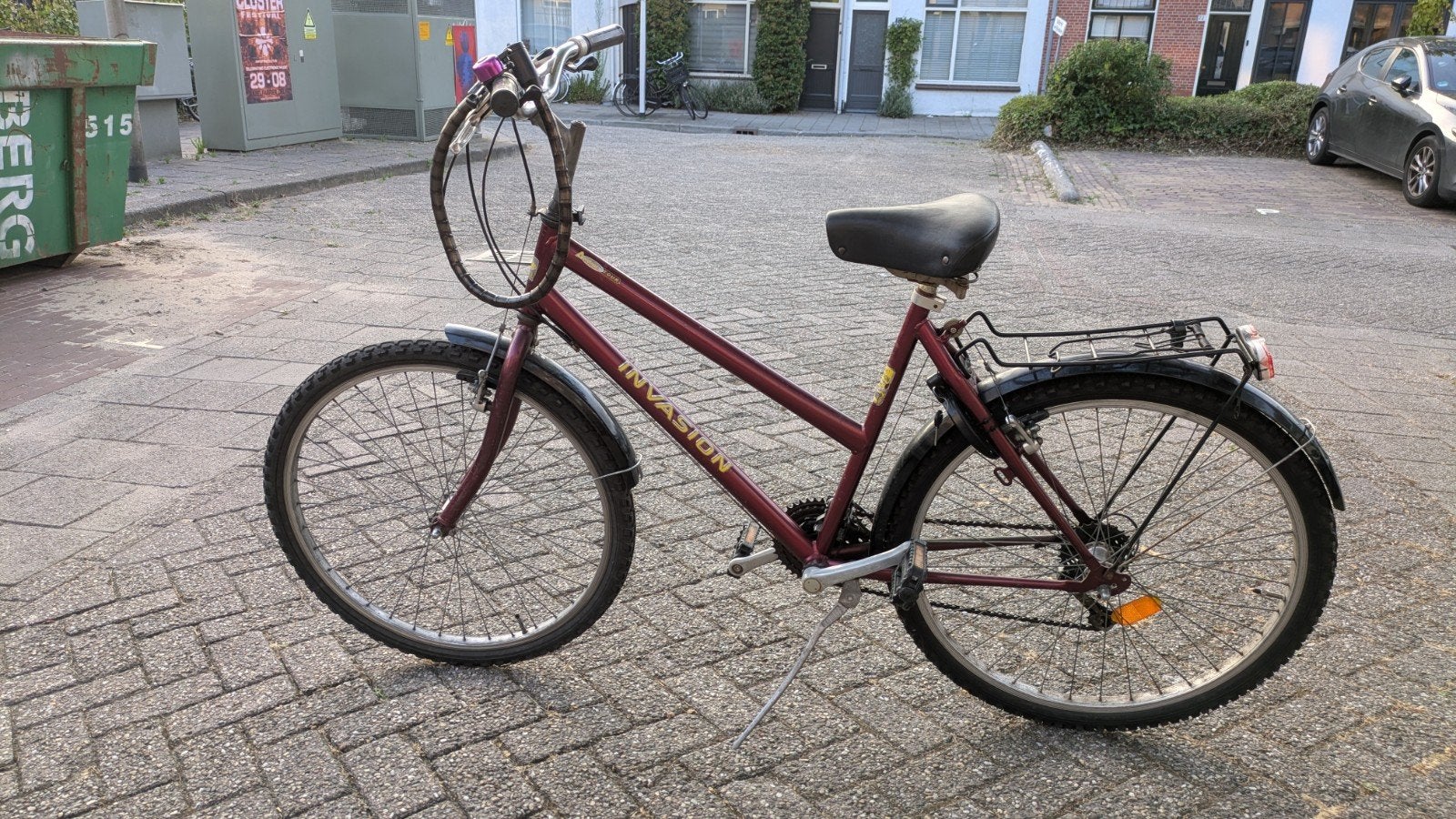 Dames of tiener fiets 26 inch, Minder dan 10 versnellingen, Gebruikt, 26 inch, Velgrem