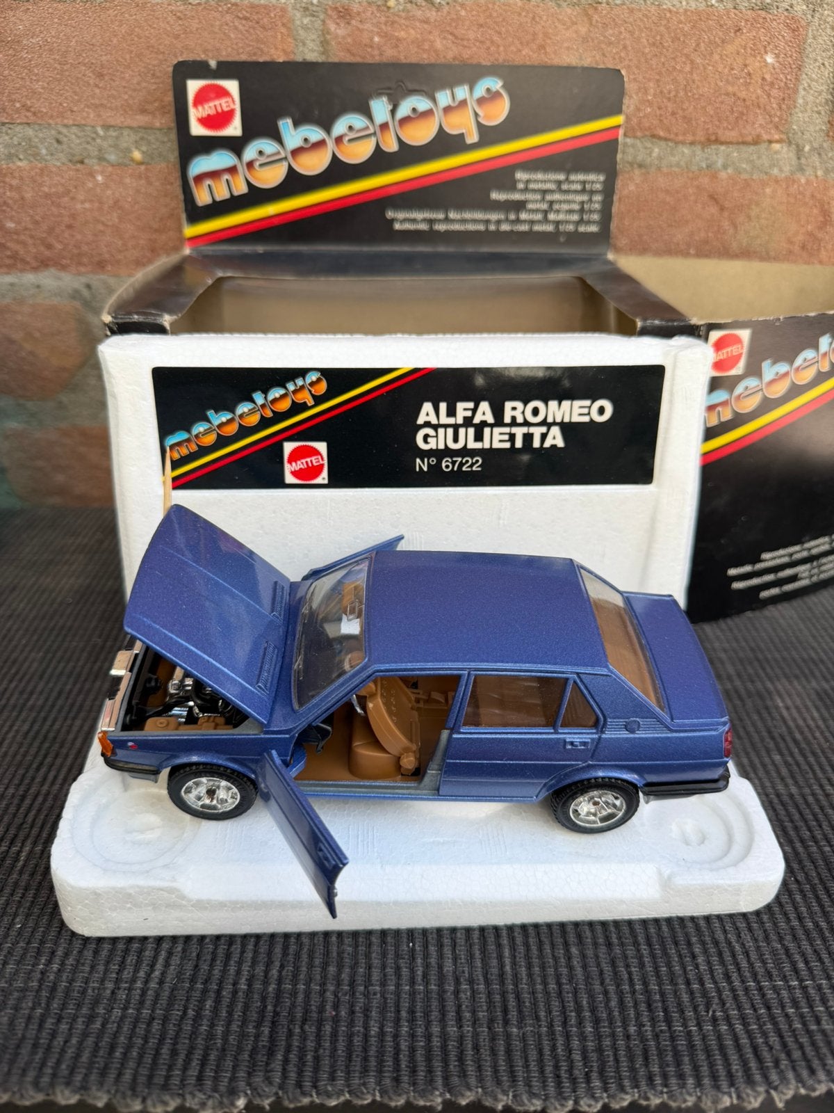 1:25 Mebetoys Alfa Romeo Giulietta, Ophalen of Verzenden, Gebruikt, Auto, Overige merken