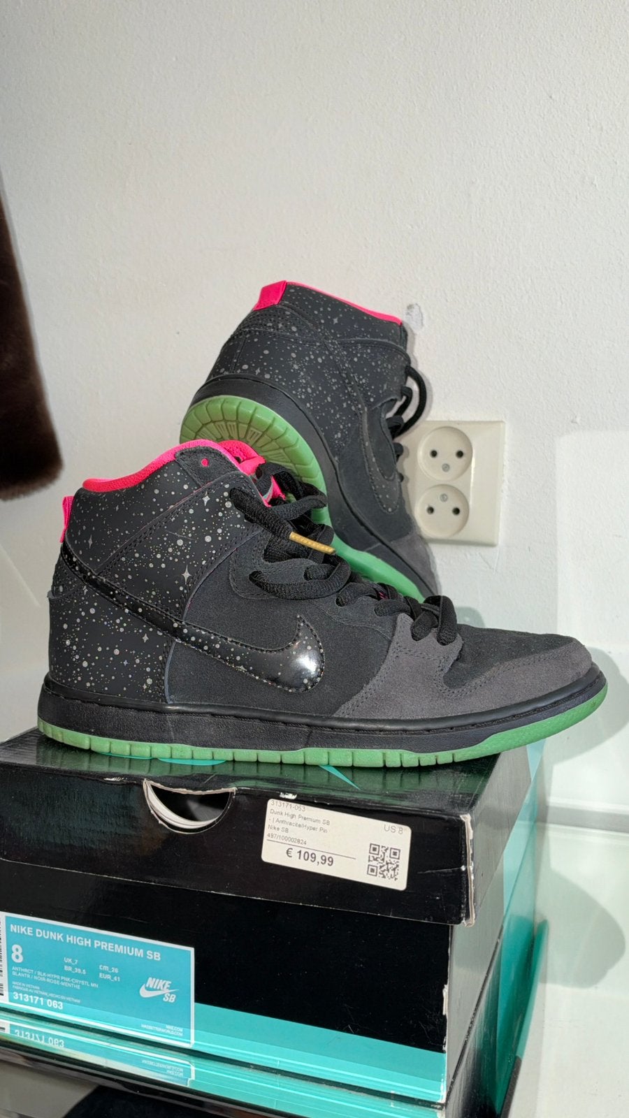 Nike SB Dunk High Premium 'Northern Lights' (2014), Overige kleuren, Ophalen of Verzenden, Sneakers of Gympen, Zo goed als nieuw