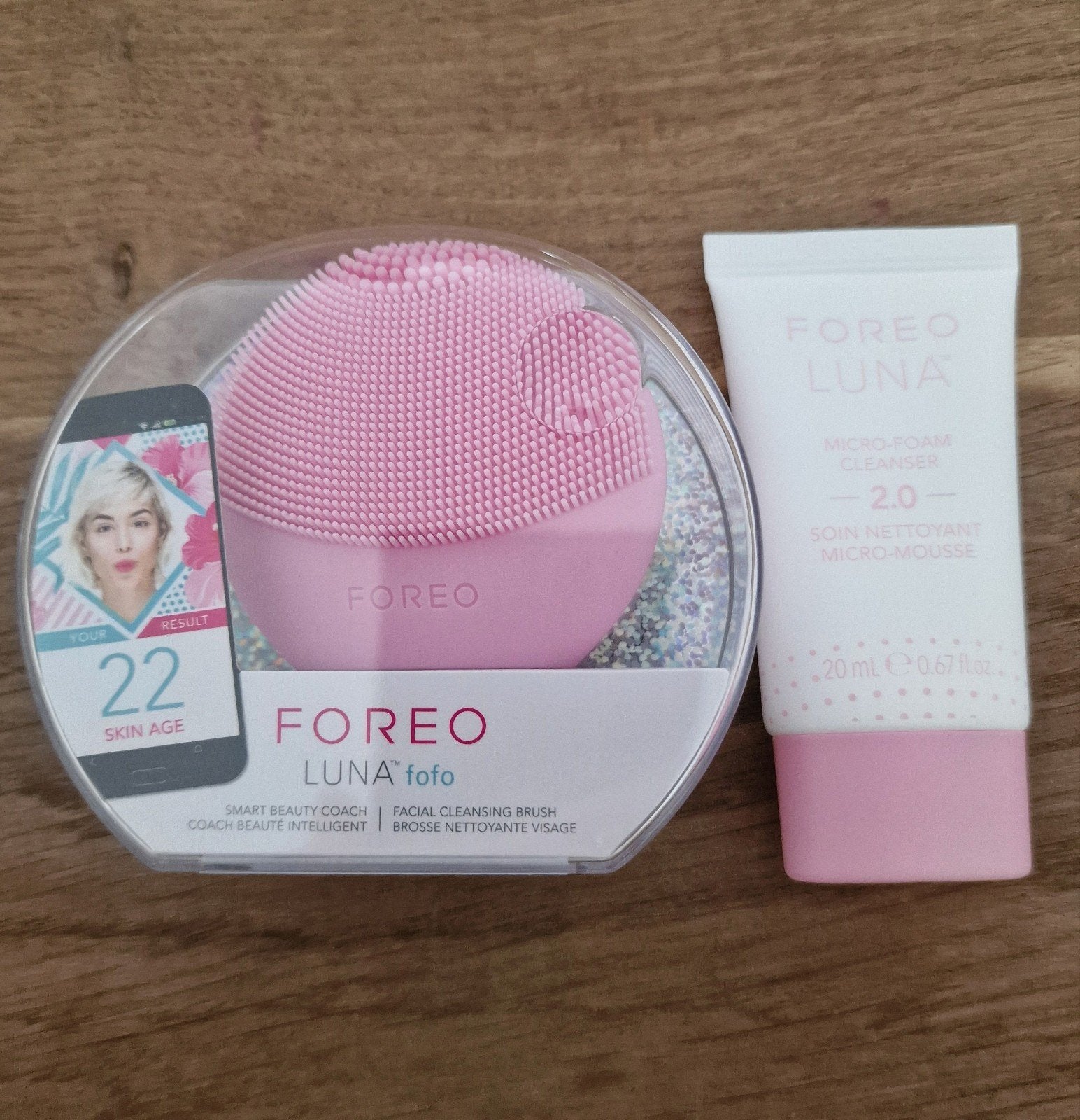 Foreo luna fofo roze met micro foam clean set twv, Sieraden, Tassen en Uiterlijk, Uiterlijk | Gezichtsverzorging, Ophalen of Verzenden