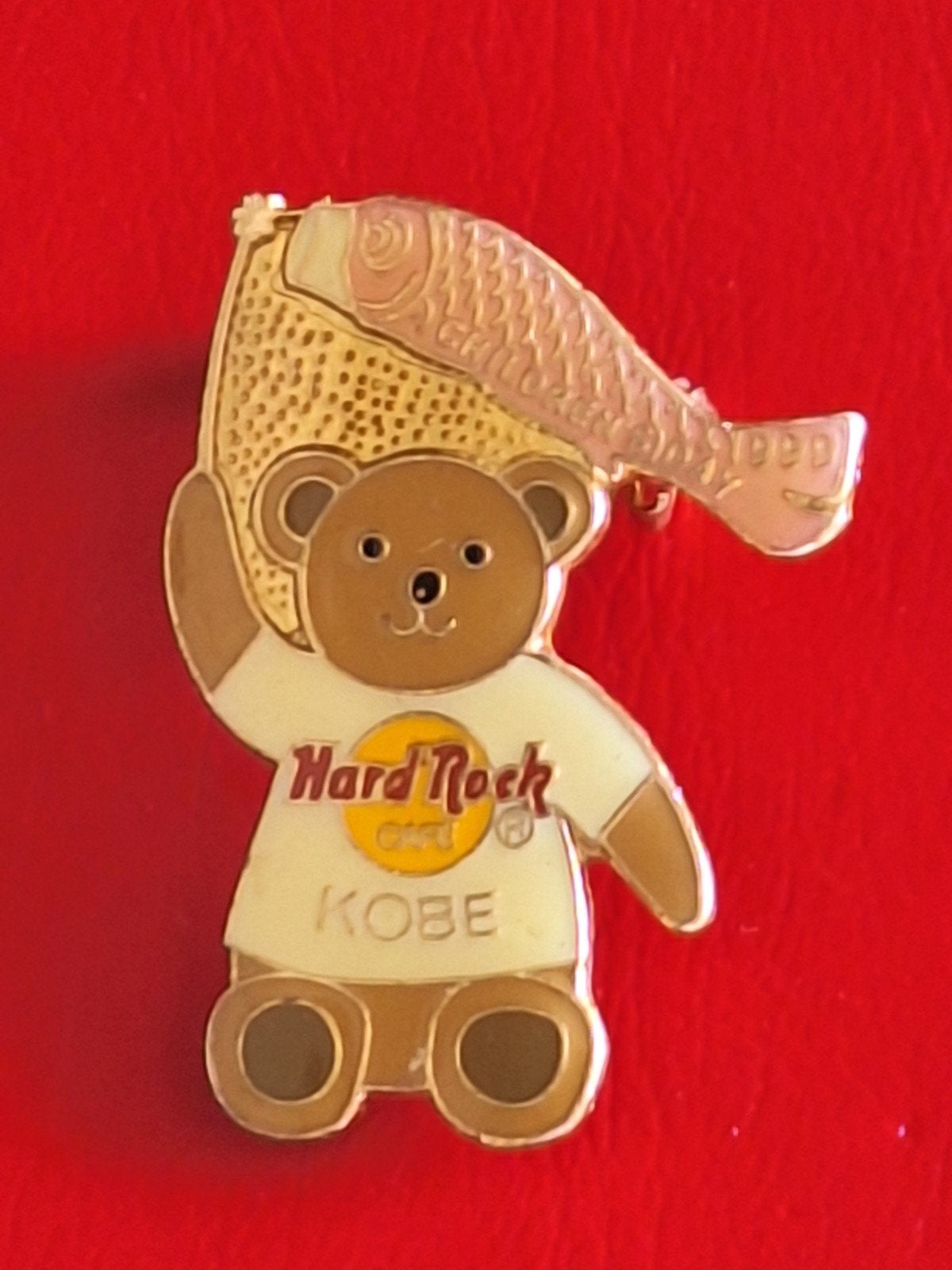 Hard Rock Cafe : KOBE , JAPAN . Emaille Pin, Verzenden, Zo goed als nieuw, Merk, Speldje of Pin