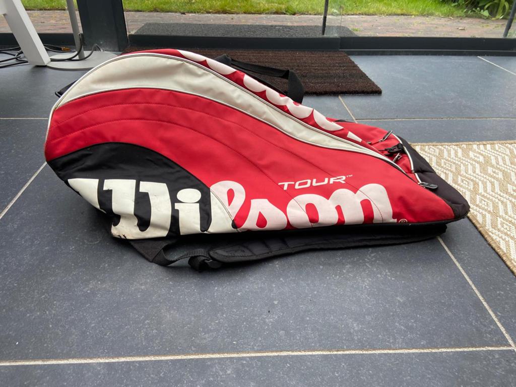 Mooie grote tennistas voor meerdere rackets aleen ophalen, Gebruikt, L00, Ophalen of Verzenden, Wilson