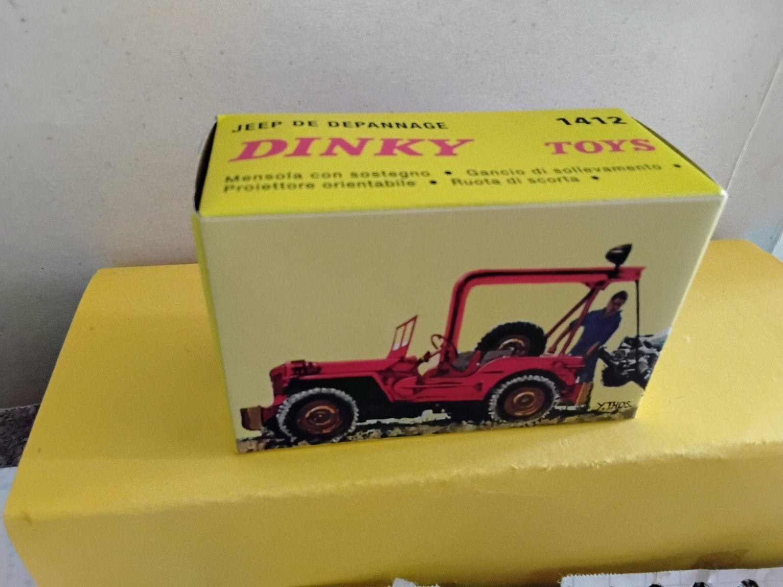 DINKY TOYS ATLAS JEEP DE DËPANNAGE NO 1412, Ophalen of Verzenden, Auto, Dinky Toys