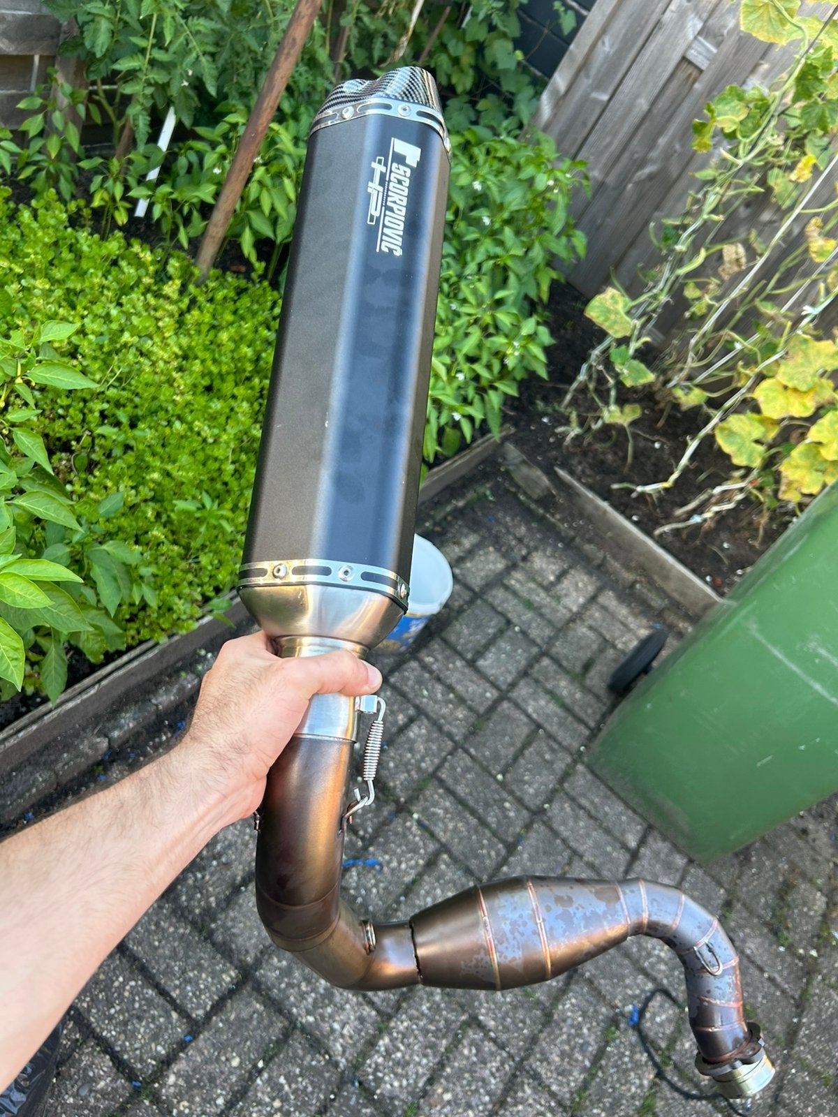 Een keer gebruikt uitlaatbocht/pijp- motor uitlaatt 51mm, Ophalen of Verzenden, Nieuw