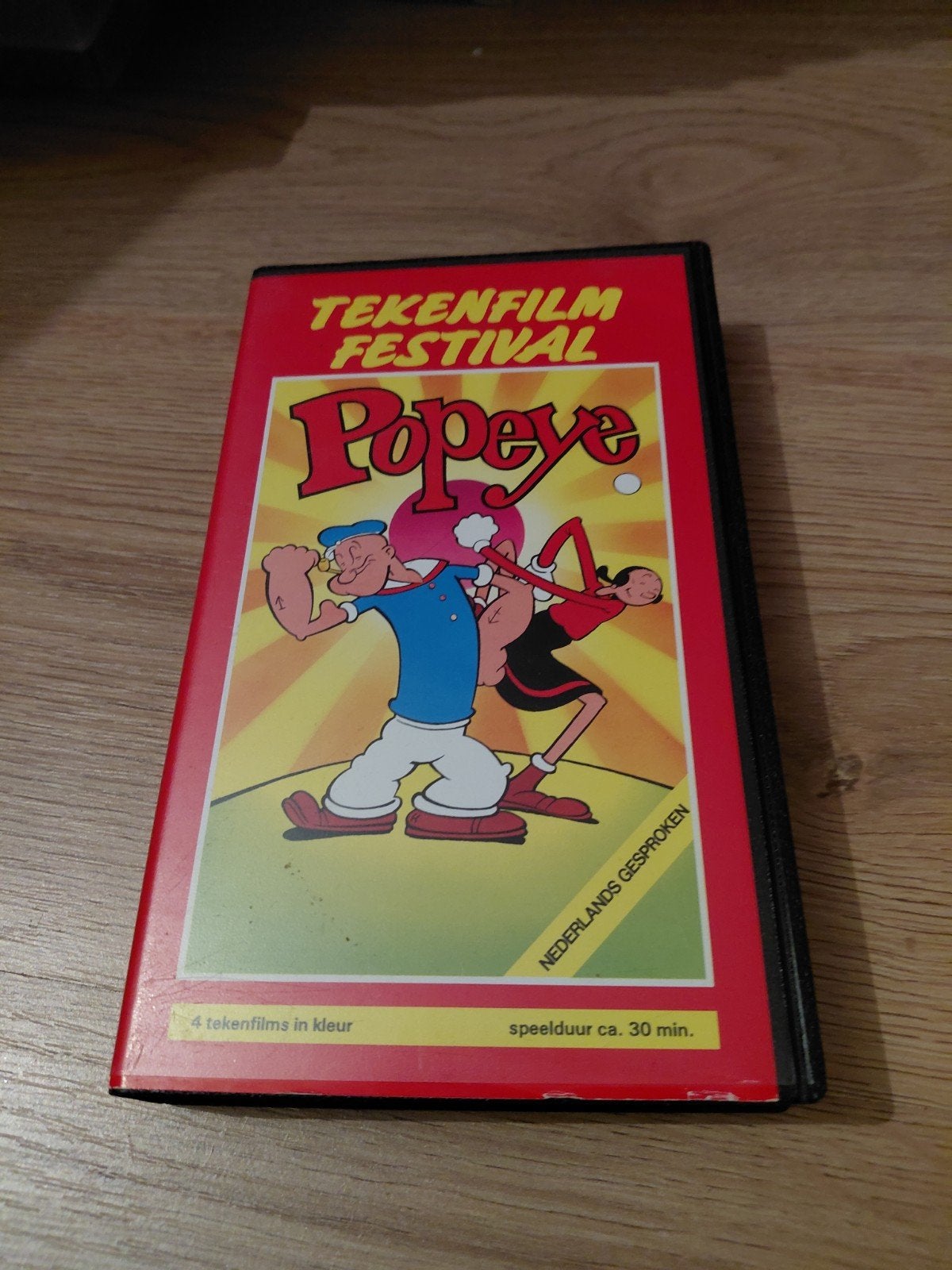 Tekenfilm Festival Videoband Popeye., Gebruikt, Tekenfilm, Alle leeftijden, Ophalen of Verzenden