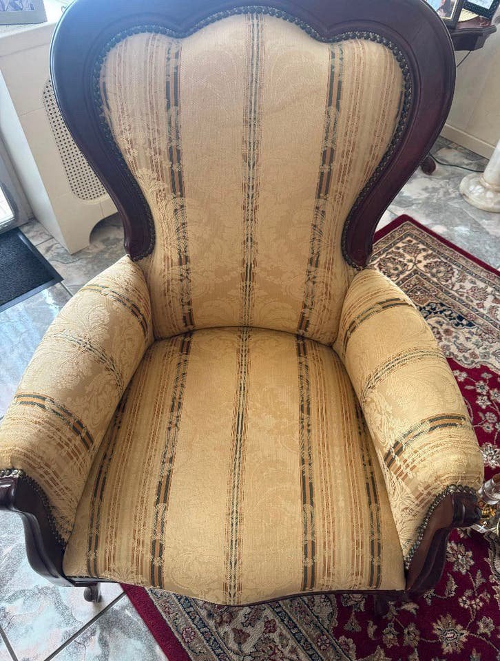 Prachtige Klassieke Fauteuil / Barok Stoel vintage, Huis en Inrichting, Fauteuils, Ophalen, 75 tot 100 cm, Zo goed als nieuw, 50 tot 75 cm