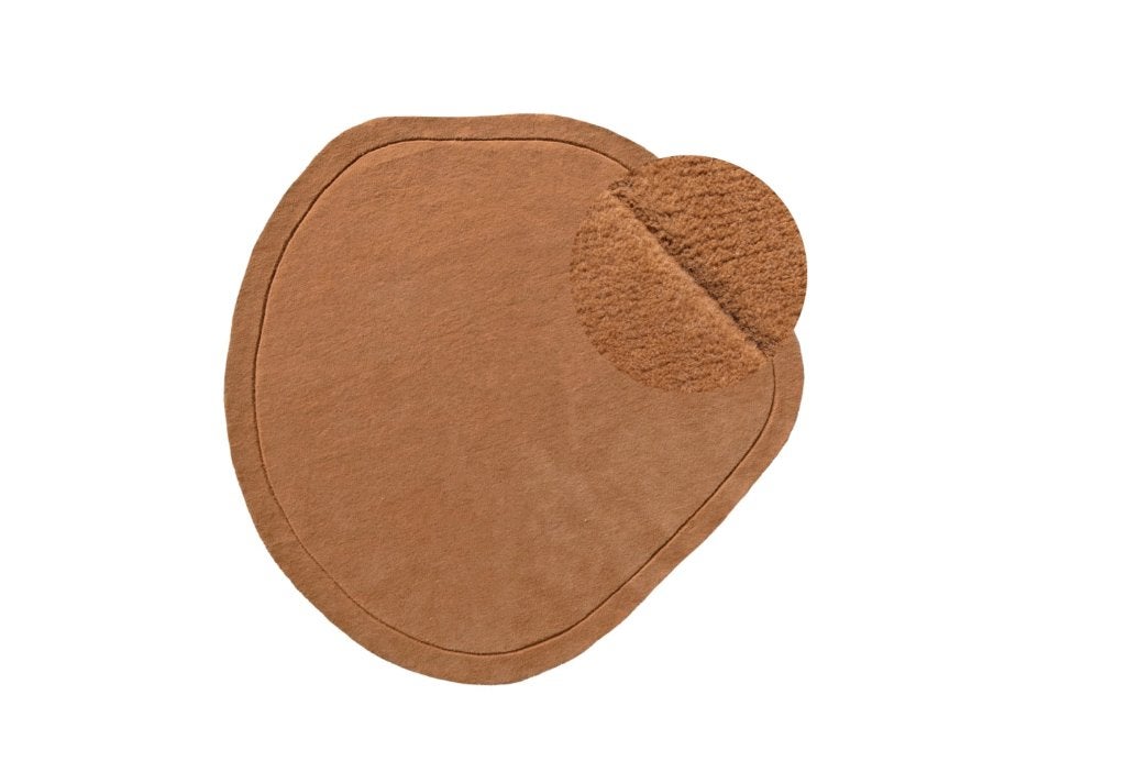 by fonQ Pebble Vloerkleed Ø 200 cm - Terra | Van €249, nu, Byfonq, Byfonq, Ophalen of Verzenden, Rechthoekig