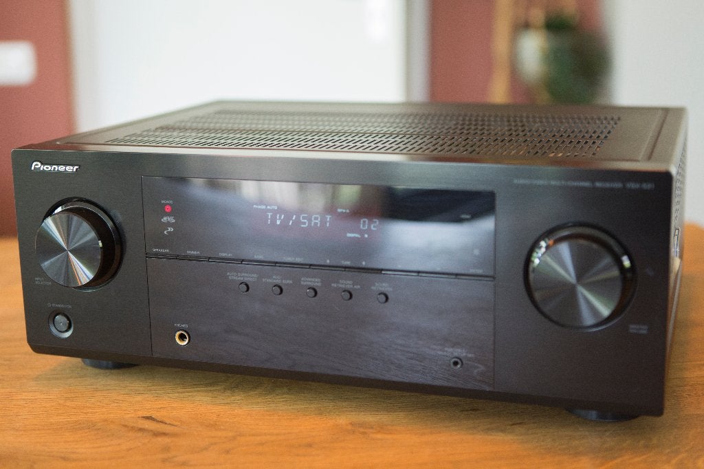 Pioneer VSX-521-K 5.1 AV Receiver || 5 x 80 Watt, Ophalen of Verzenden, Zo goed als nieuw, 60 tot 120 watt, Pioneer
