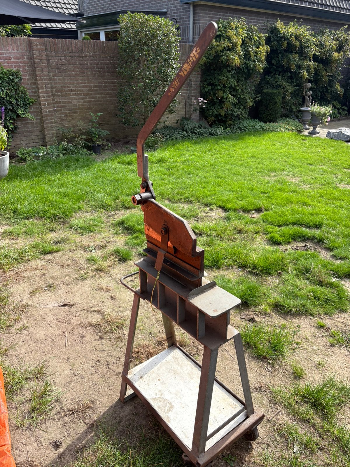 Platenknipper voor staal, Ophalen, Zo goed als nieuw