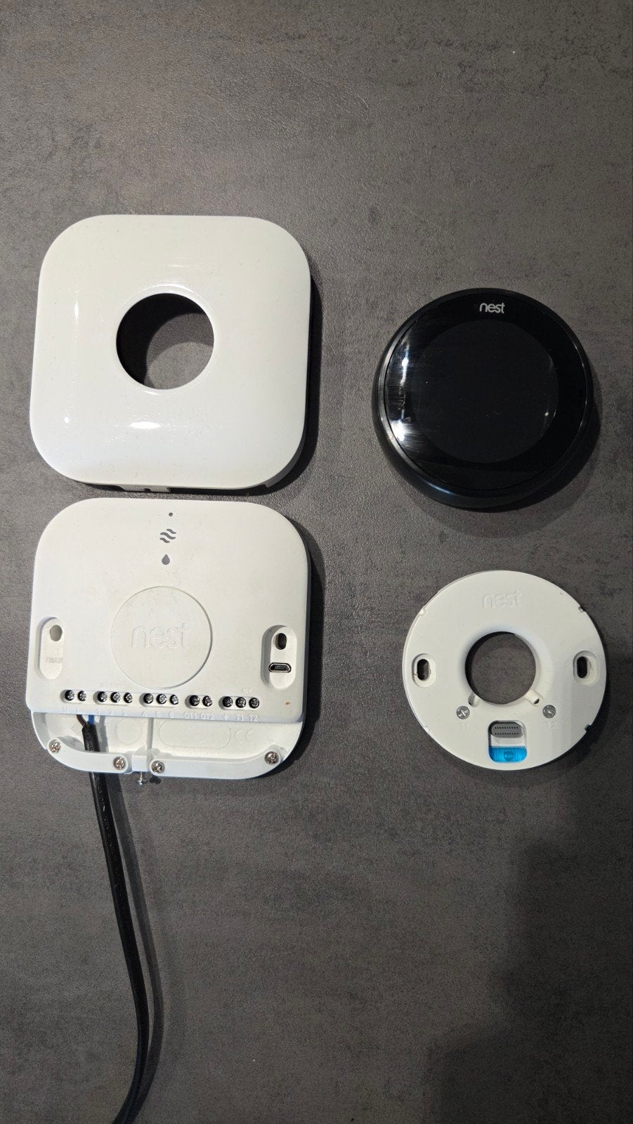 Nest thermostaat met Heatlink, Doe-het-zelf en Verbouw, Ophalen of Verzenden, Slimme thermostaat, Gebruikt