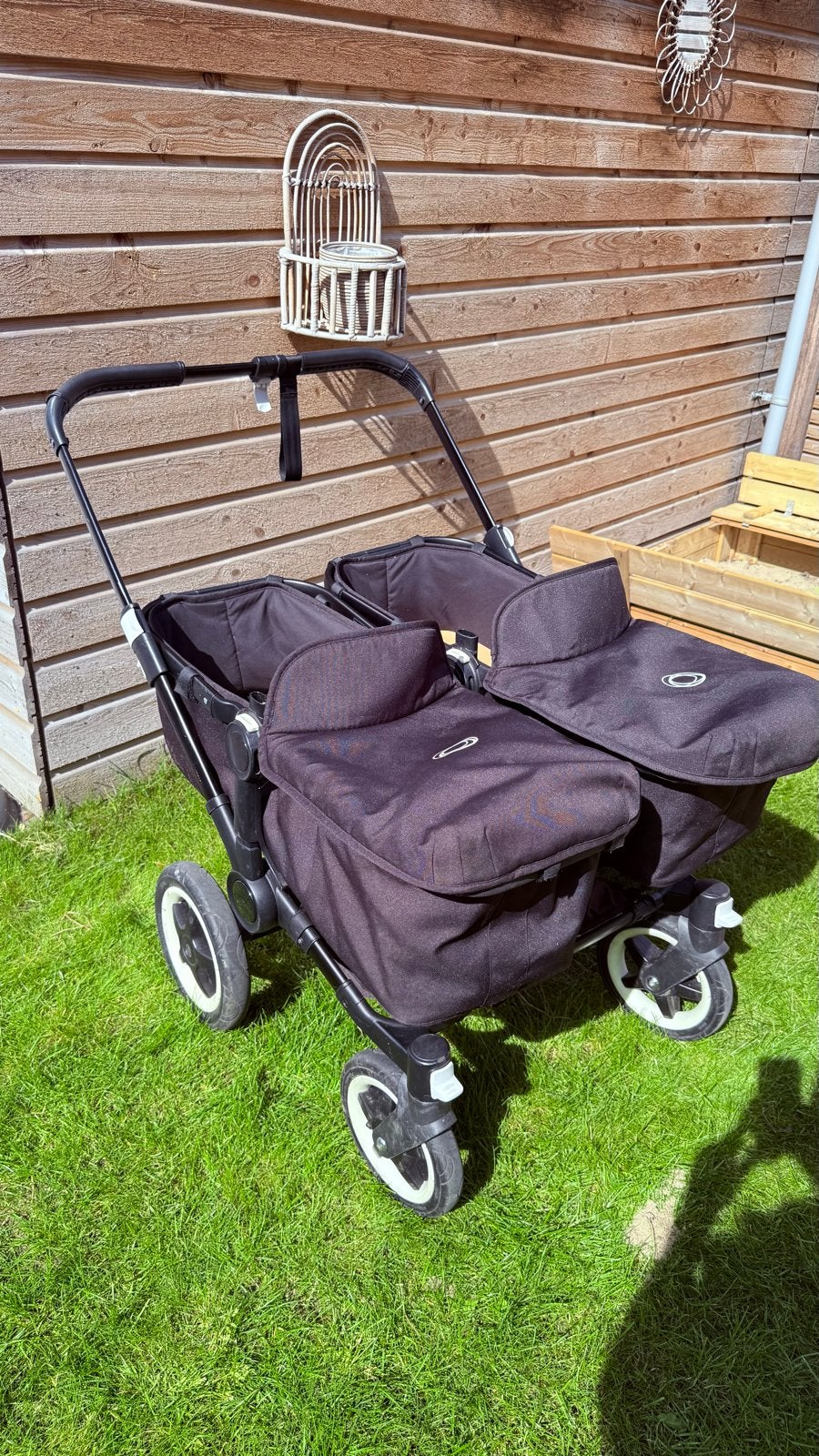 Bugaboo Donkey Duo kinderwagen met reiswiegen, Ophalen, Zo goed als nieuw, Combiwagen, Duowagen