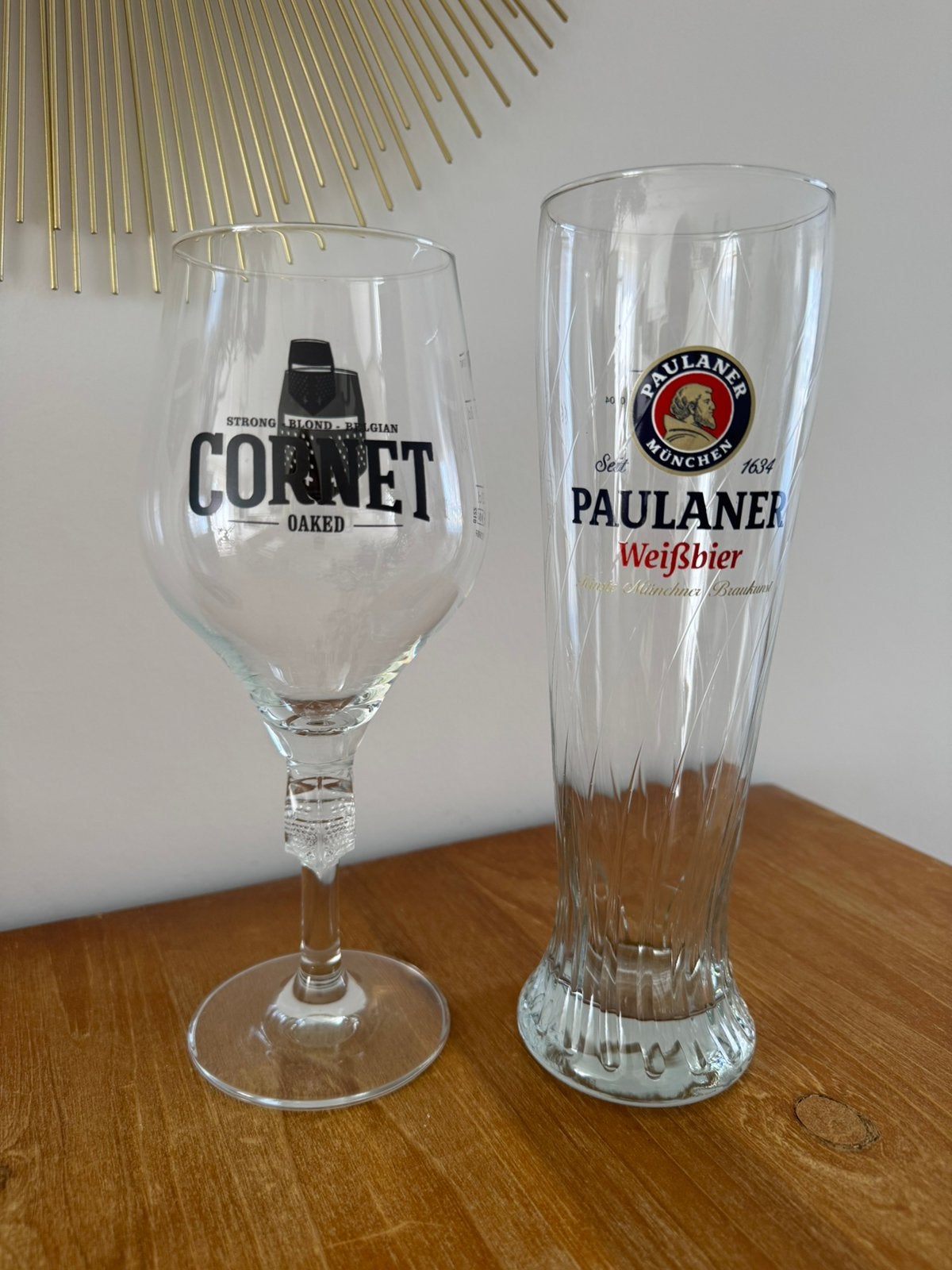 Beer glazen, Ophalen, Zo goed als nieuw, Glas of Glazen, Overige merken