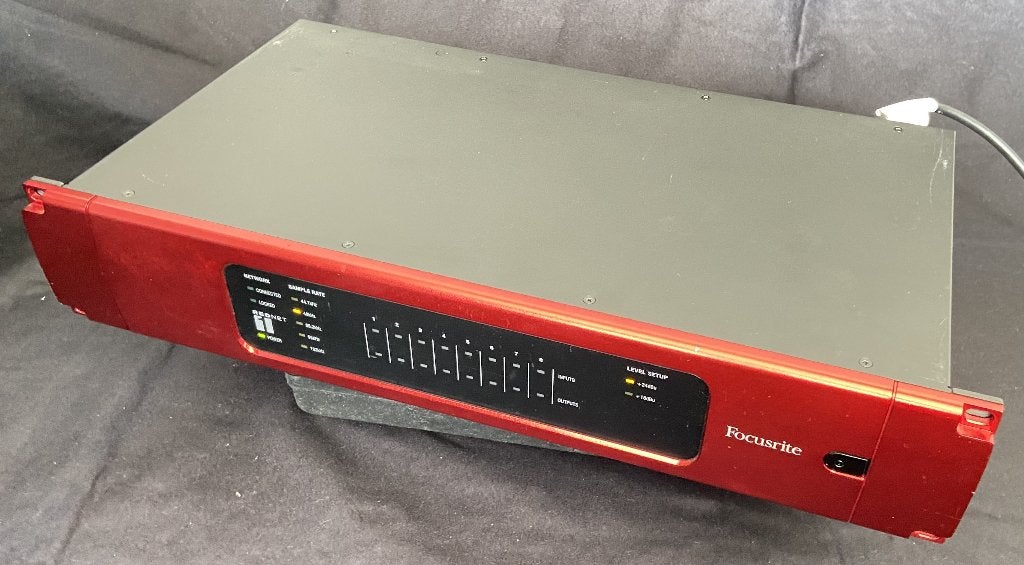 Focusrite RedNet 1–Dante audio-interface /8-kan. analoge I/O, Ophalen of Verzenden, Zo goed als nieuw, Overige instrumenten