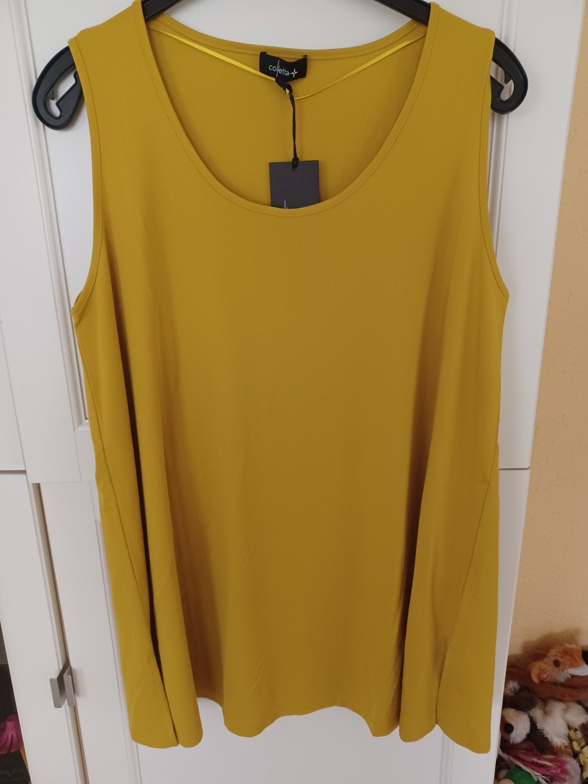colletta nieuw oker geele a lijn top in maat 46, Colletta, Overige kleuren, Nieuw, Shirt of Top