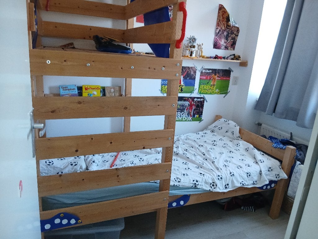 Kinder bed Wickey Crazy octopus, Ophalen, Gebruikt, 100 cm of meer, Matras