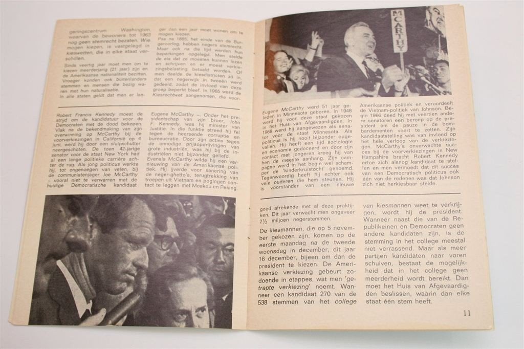 De Amerikaanse Verkiezingen — Historisch Overzicht [1968], Boeken, Ophalen of Verzenden, Gelezen, Noord-Amerika