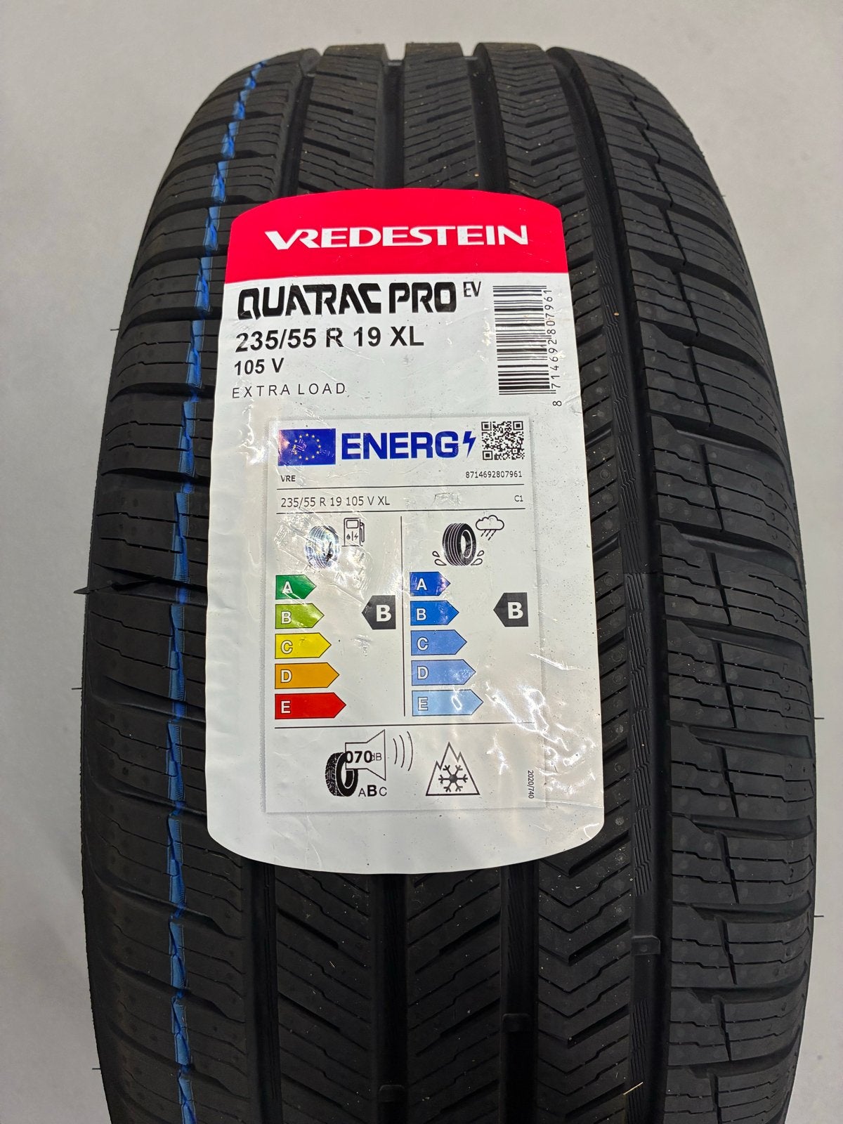 Vredestein Quatrac Pro EV 235/55 R19 XL All Season Band, Nieuw, 235 mm, All Season, Band(en)