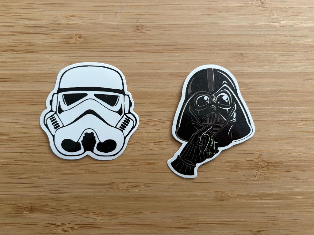 Star wars stickers, Verzenden, Nieuw, Meerdere stickers