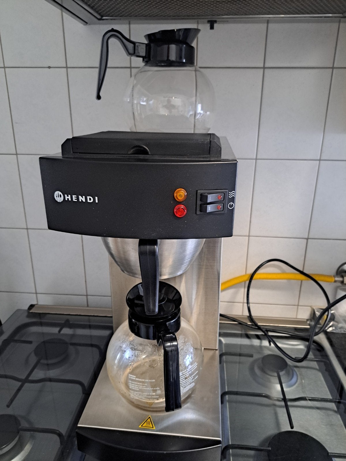 Hendi Drip Koffiezetapparaat 1.8L - RVS, Gebruikt, 10 kopjes of meer, Koffiemachine, Gemalen koffie