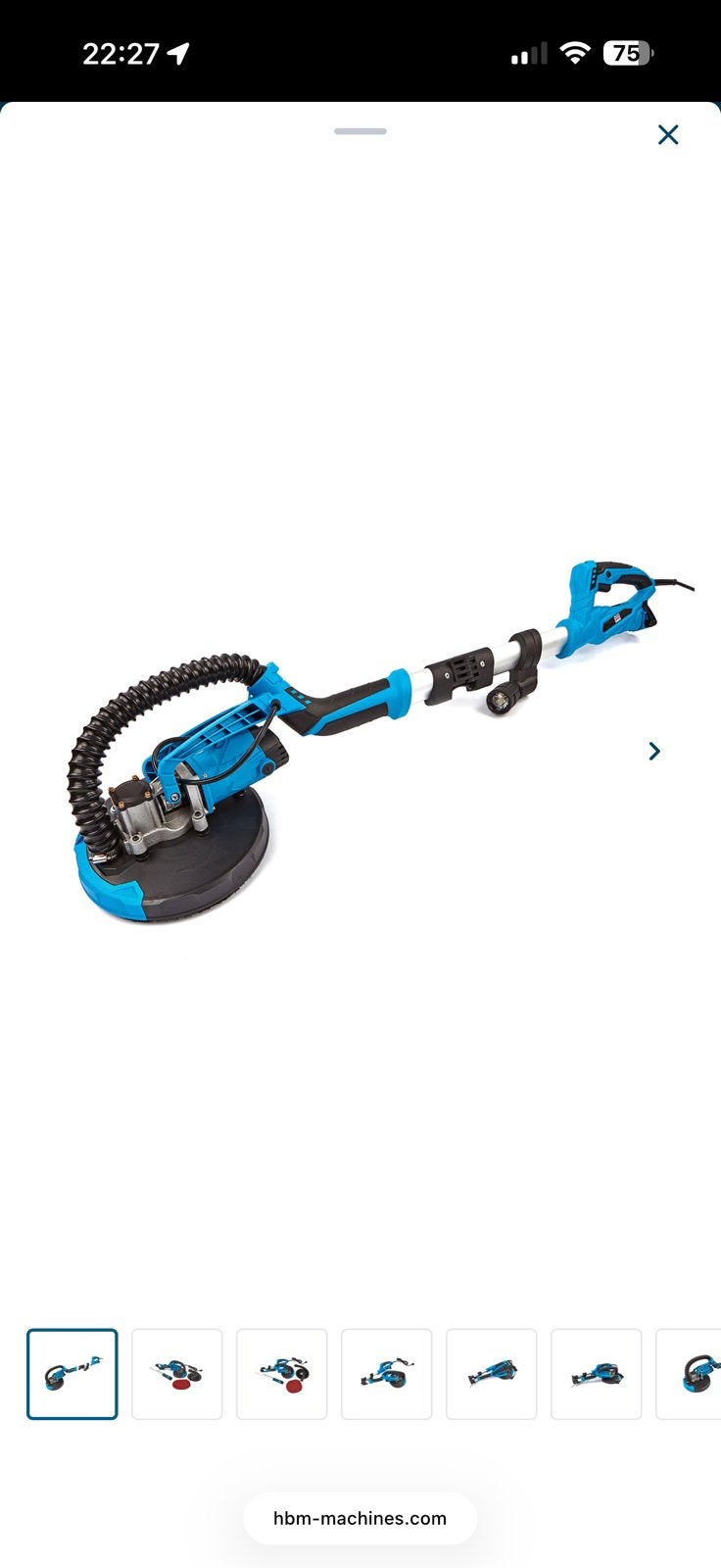 Hbm plavon schuurmachine, Ophalen of Verzenden, Zo goed als nieuw, Minder dan 600 watt, Vlakschuurmachine