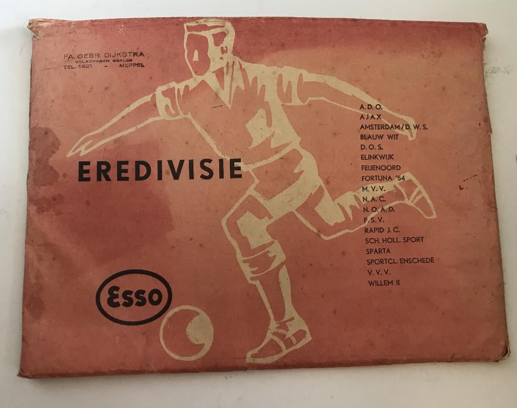 Eredivisie 1958-1959 complete set voetbalplaten, alle clubs, Verzamelen, Sportartikelen en Voetbal, Ophalen of Verzenden, Gebruikt